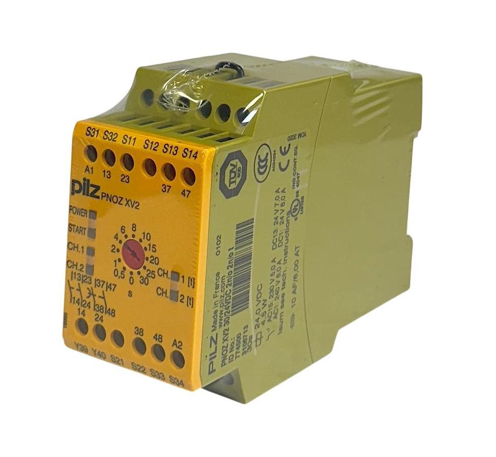 Used PILZ PNOZ XV2 30/24VDC 2n/o 2n/o t / 774500 SAFETY RELAY 24VDC 4,5W AC/DC NSFS
