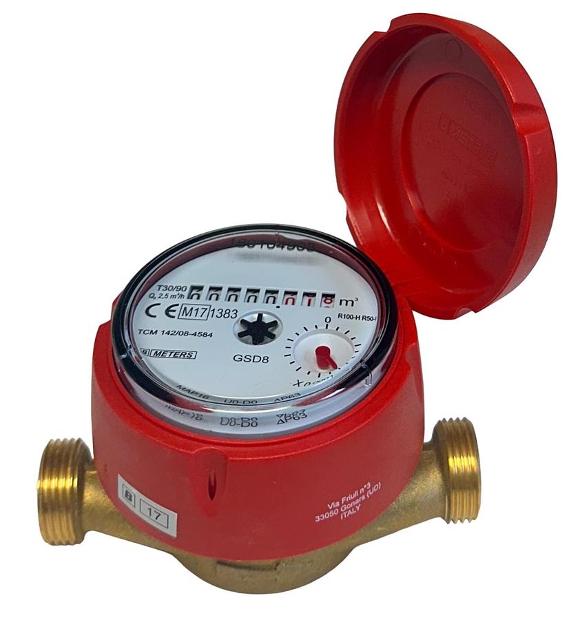 Used B METERS SFERACO GSD8 / Q3-2,5 WATER METER 1/2'' R100-H R50-V NSMP