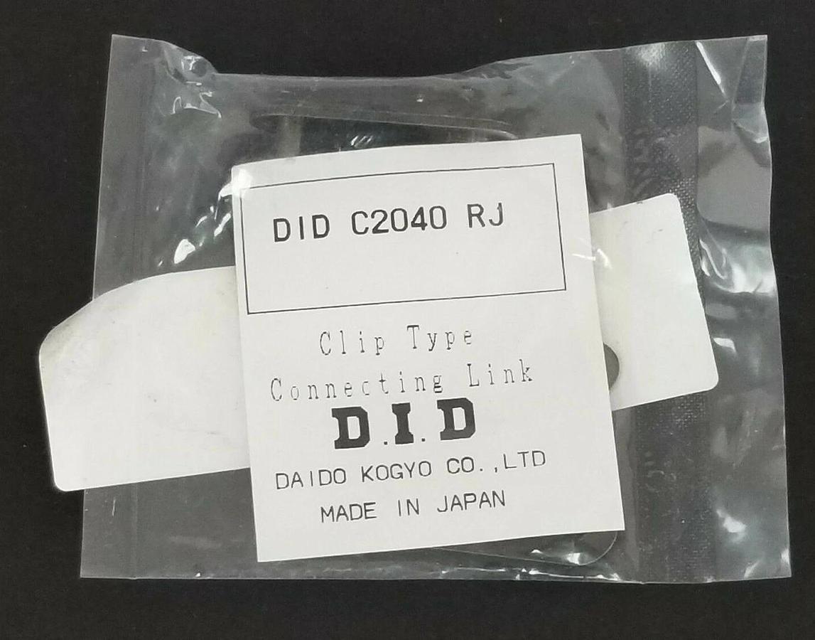 Used NEW DAIDO KOGYO DID C2040 RJ CLIP TYPE CHAIN CONNECTING LINK