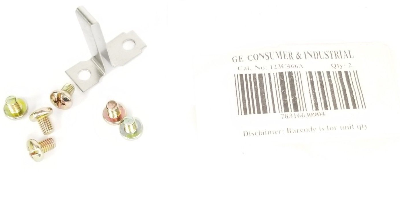 Used NEW GENERAL ELECTRIC 123C466A HEATER ELEMENT W/ EXTRA SCREWS