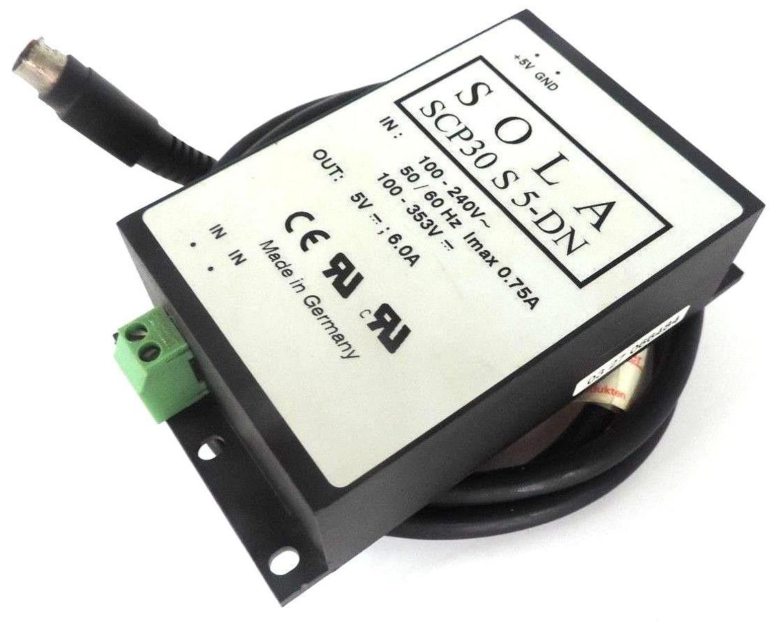 Used SOLA SCP30 S 5-DN POWER SUPPLY SCP30-S-5-DN
