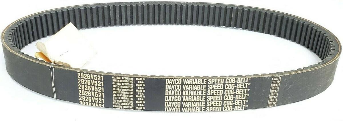 Used NEW DAYCO 2926V521 VARIABLE SPEED COG-BELT 1-13/16IN TOP WIDTH 53IN OVERALL LENG