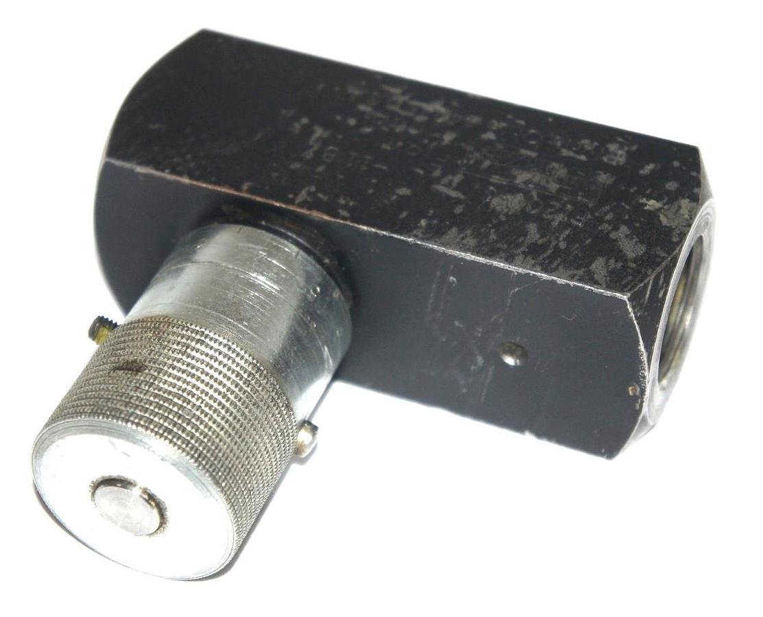 Used PARKER F1200S-11BZ HYDRAULIC VALVE, 25 GPM, 3000 PSI, F1200S11BZ