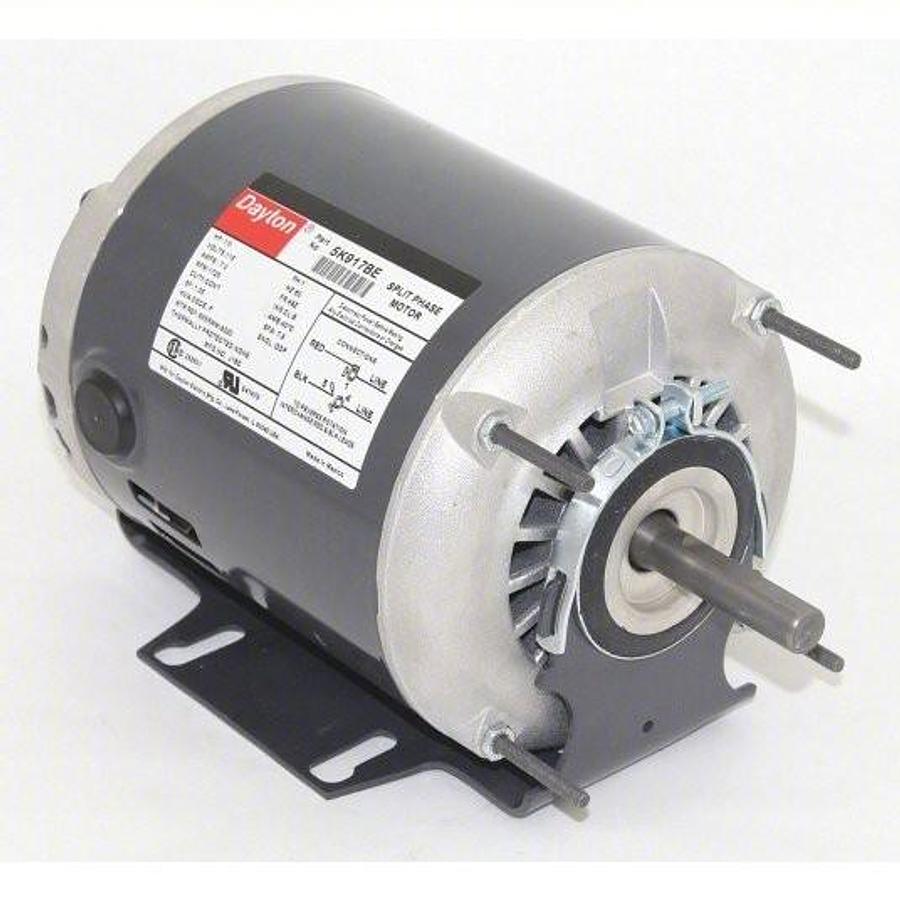 Used Dayton 5K917BE Split Phase Motor 1/3 HP 1725 RPM 115V 48Z Frame ODP