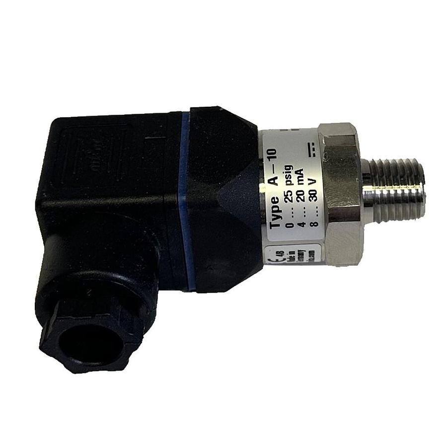 Used NEW WIKA 50426401 TYPE A-10 PRESSURE TRANSMITTER 0-25PSIG 4-20mA 8-30V 1/4''NPT