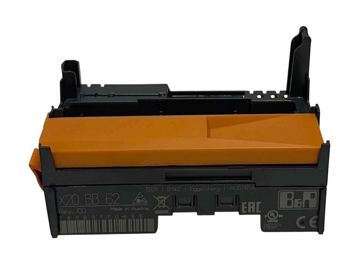 Used B&R X20 BB 62 / X20BB62 COMPACT S CPU BASE CONTROLLER BUS MODULE NSNP