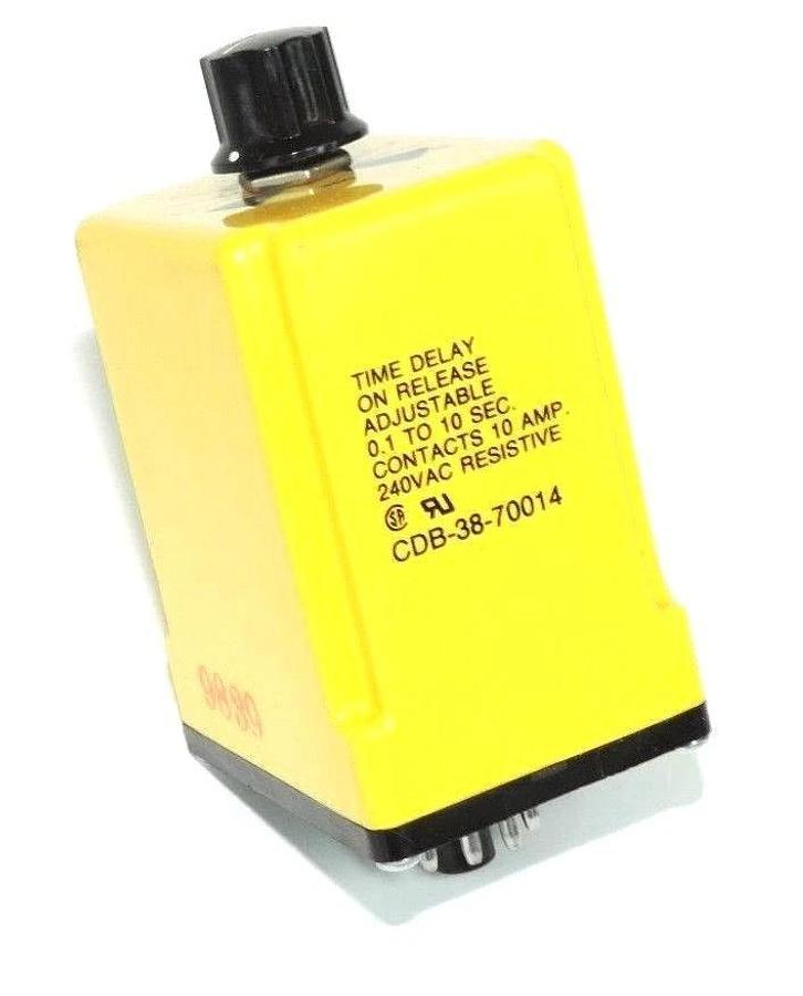 Used POTTER & BRUMFIELD CDB-38-70014 TIME DELAY RELAY CDB3870014