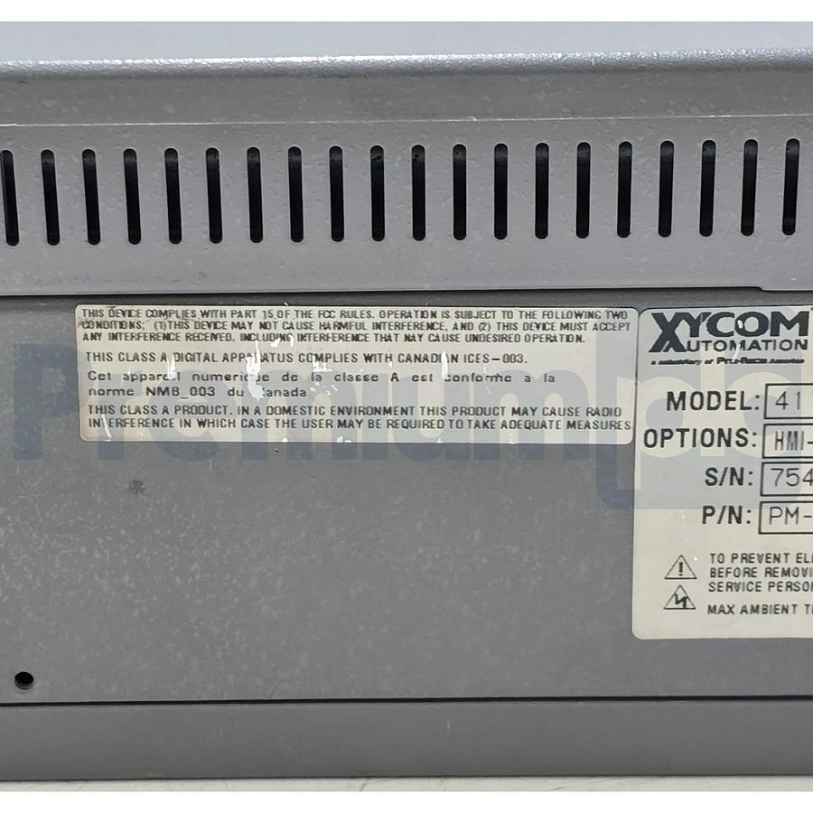 Used XYCOM Pro-Face 4115T 15" PC HMI-2000-256-XP-PD w/PD ver 4.210 P/N PM-102298 USPI