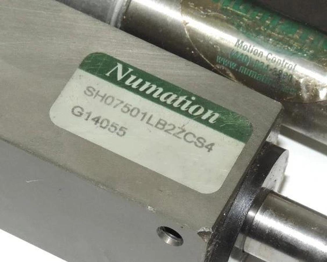 Used NUMATICS SH07501LB2ZCS4 SH SERIES LINEAR SLIDE WITH 07500D01-01A-80 CYLINDER