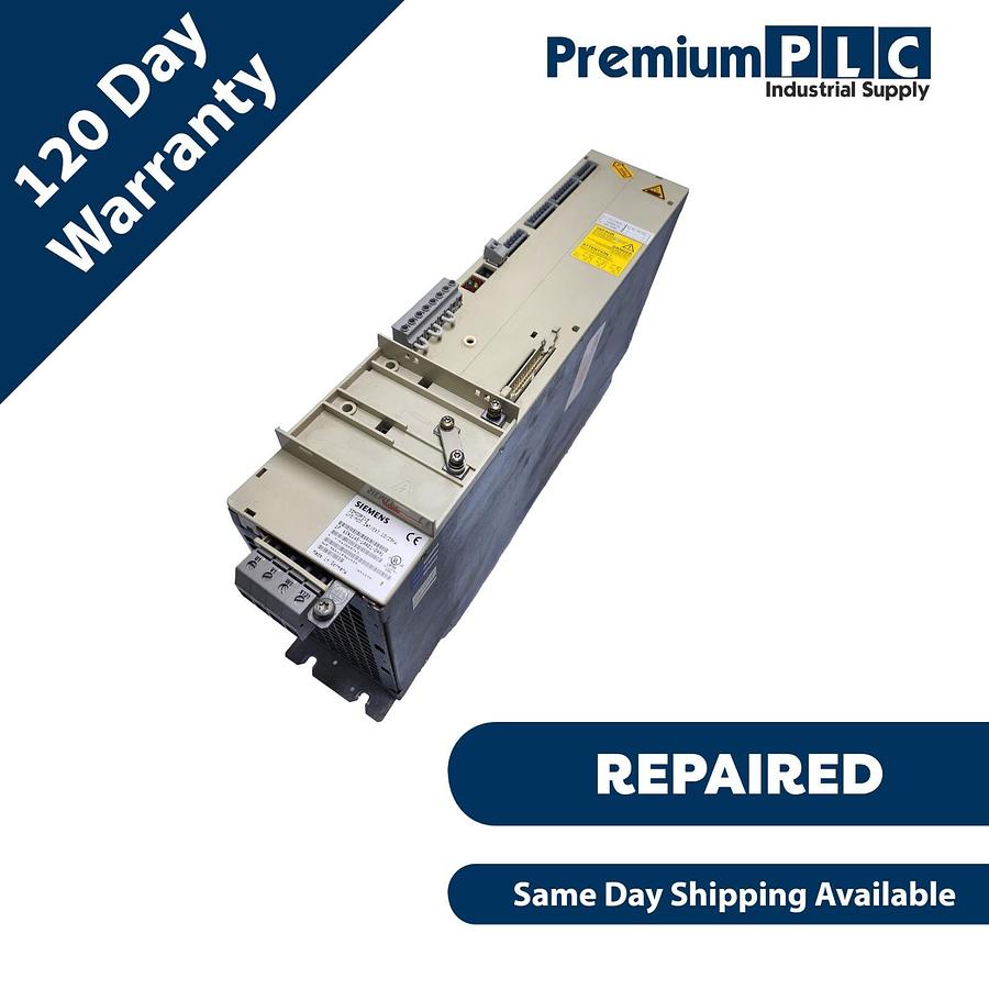 Used REPAIRED SIEMENS 6SN1145-1AA01-0AA1 VER. B SIMODRIVE 611 INFEED MODULE 10/25KW
