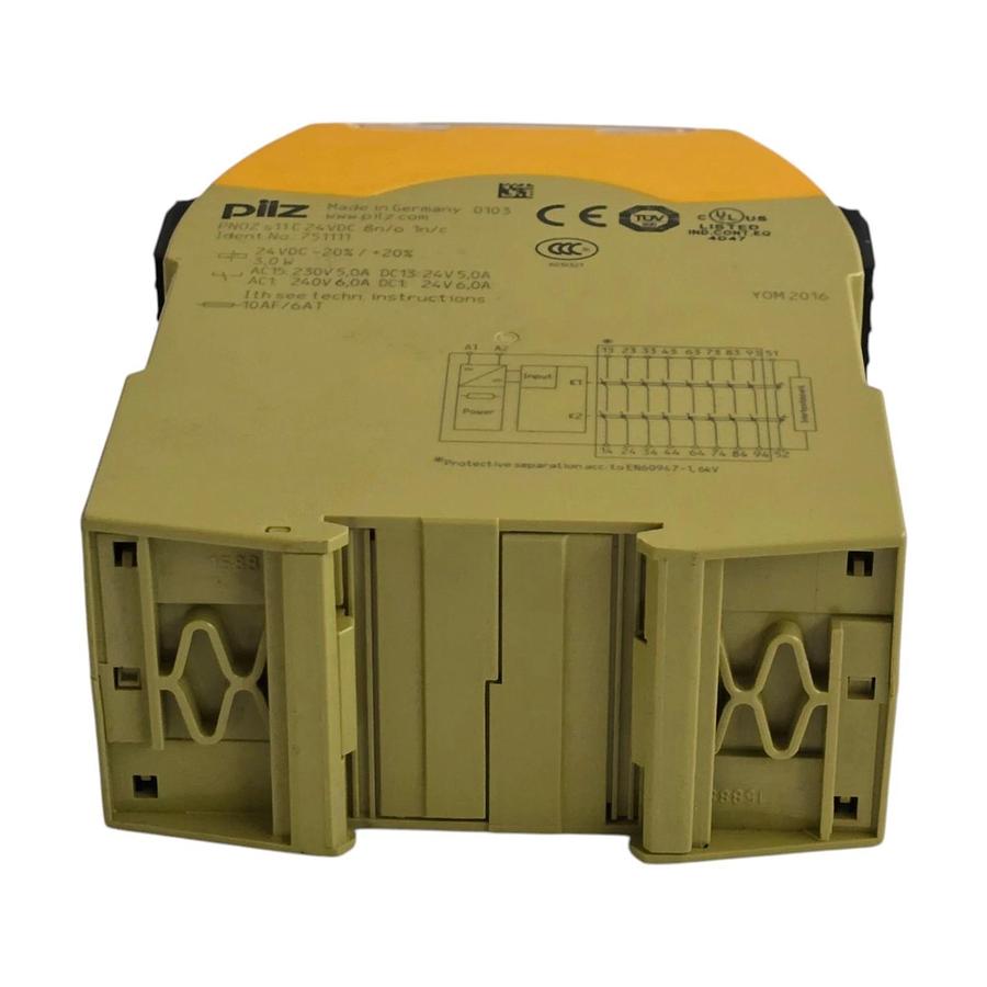 Pilz 751111 | PNOZ s11C 24VDC 8 n/o 1 n/c PNOZsigma Expansion Safety Relay NSNP