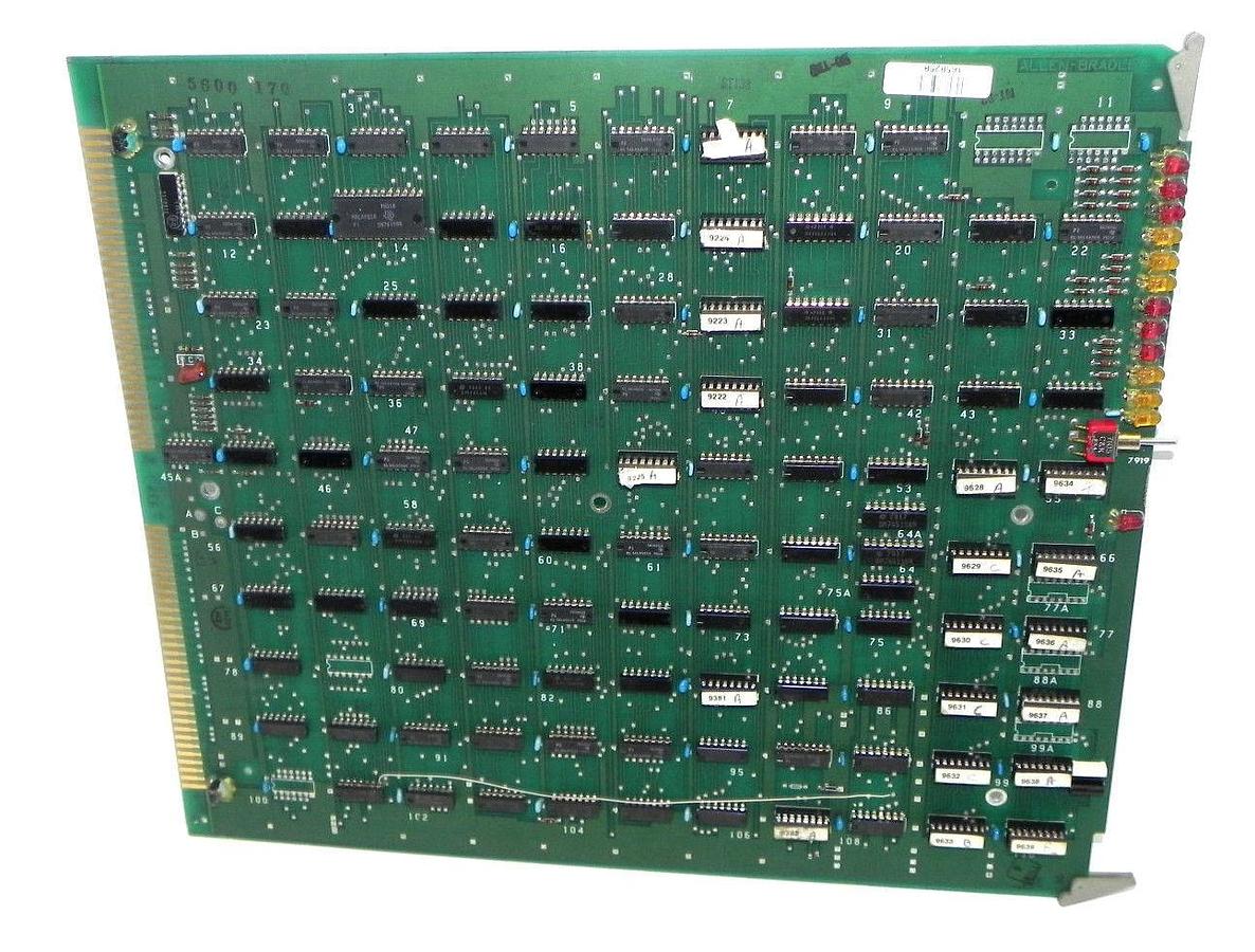 Used ALLEN BRADLEY 634489 PC BOARD ASSEMBLY UPJ, 7300-UPJ-2