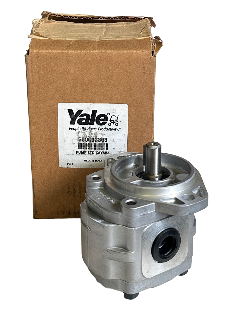 Used NEW YALE 580003863 HYDRAULIC PUMP STD KAYABA FOR FORKLIFT 1455066 1I2706