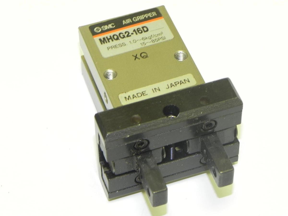 Used SMC MHQG2-16D AIR GRIPPER MHQG216D