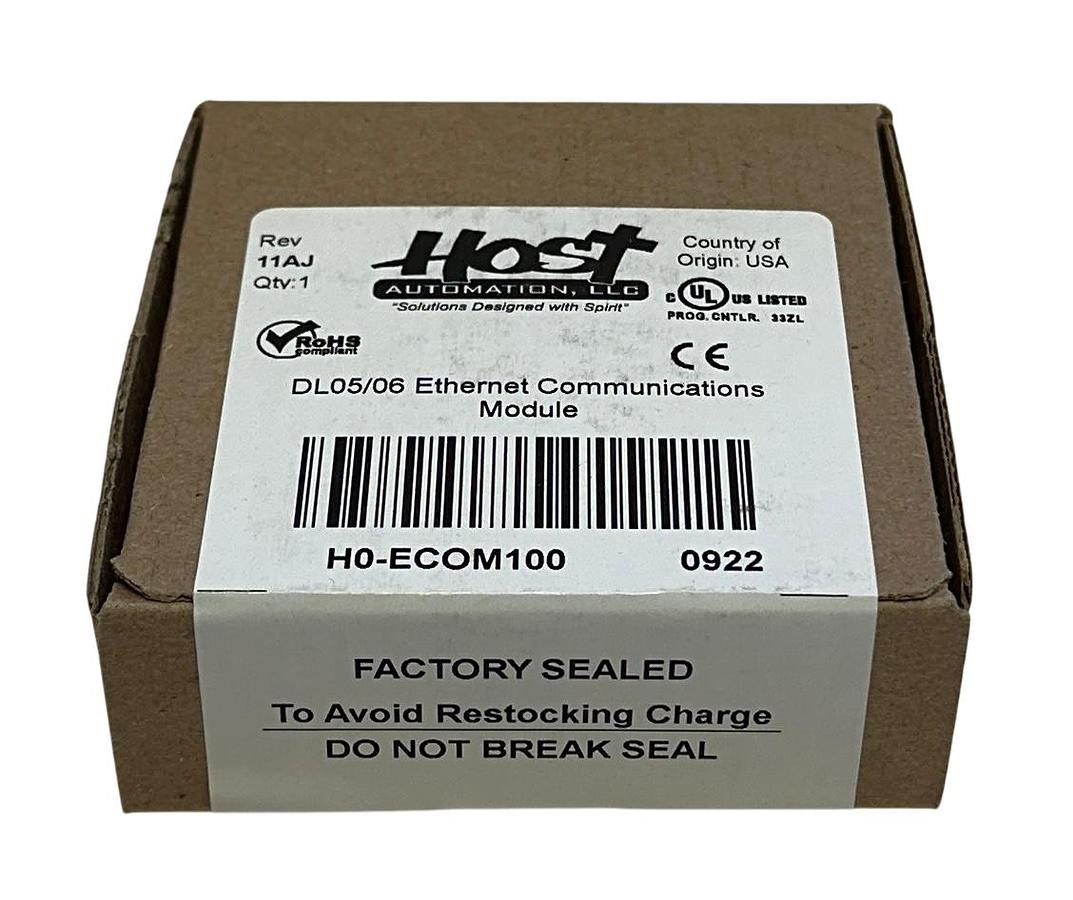 HOST AUTOMATION H0-ECOM100 / DL05/06 Ethernet COMMUNICATIONS MODULE 11AJ NSFS