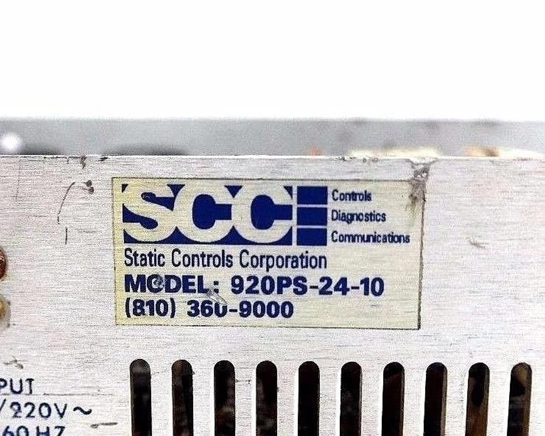 Used SCC STATIC CONTROLS CORPORATION 920PS-24-10 POWER SUPPLY - LOT OF 2
