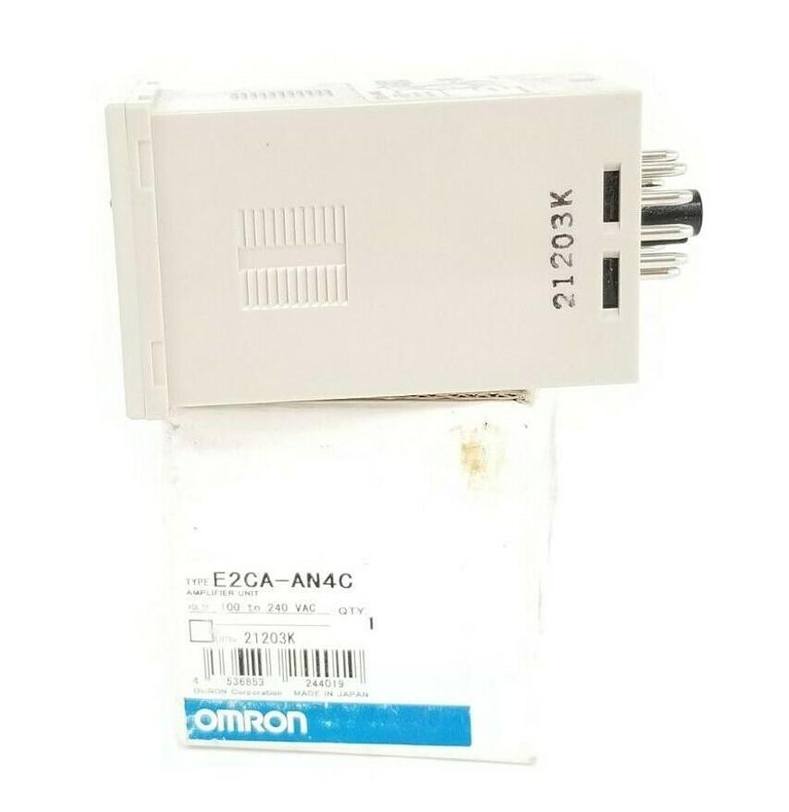 NIB OMRON E2CA-AN4C AMPLIFIER UNIT E2CAAN4C 100 TO 240 VAC