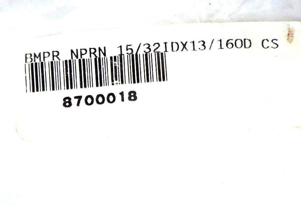 Used LOT OF 15 NEW GENERIC 8700018 RUBBER BUMPERS 15/32 ID X 13/16 OD CS