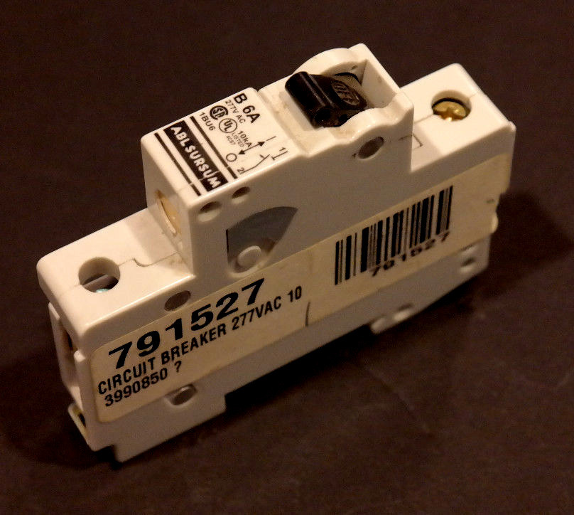 Used ALTECH SERIE V-EA MANUAL MOTOR CONTROLLER ABLSURSUM B 6A 1BU6 277VAC 10KA