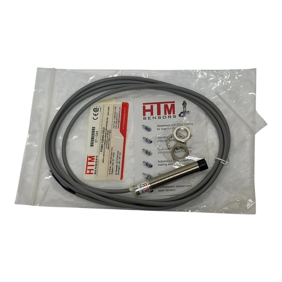 HTM Sensors FCM2-1204G-V3U2 Inductive Analog Proximity Sensor M12 New Surplus