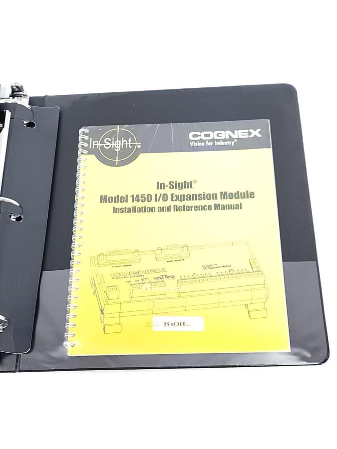 Used COGNEX 206-6229-240, 206-6364-252 IN-SIGHT SOFTWARE W/ MANUAL AND CASE