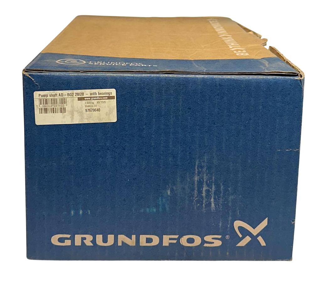 Used GRUNDFOS AD-BG2 28/28 / 97679640 OEM PUMP SHAFT WITH BEARINGS ADBG2 NSMP