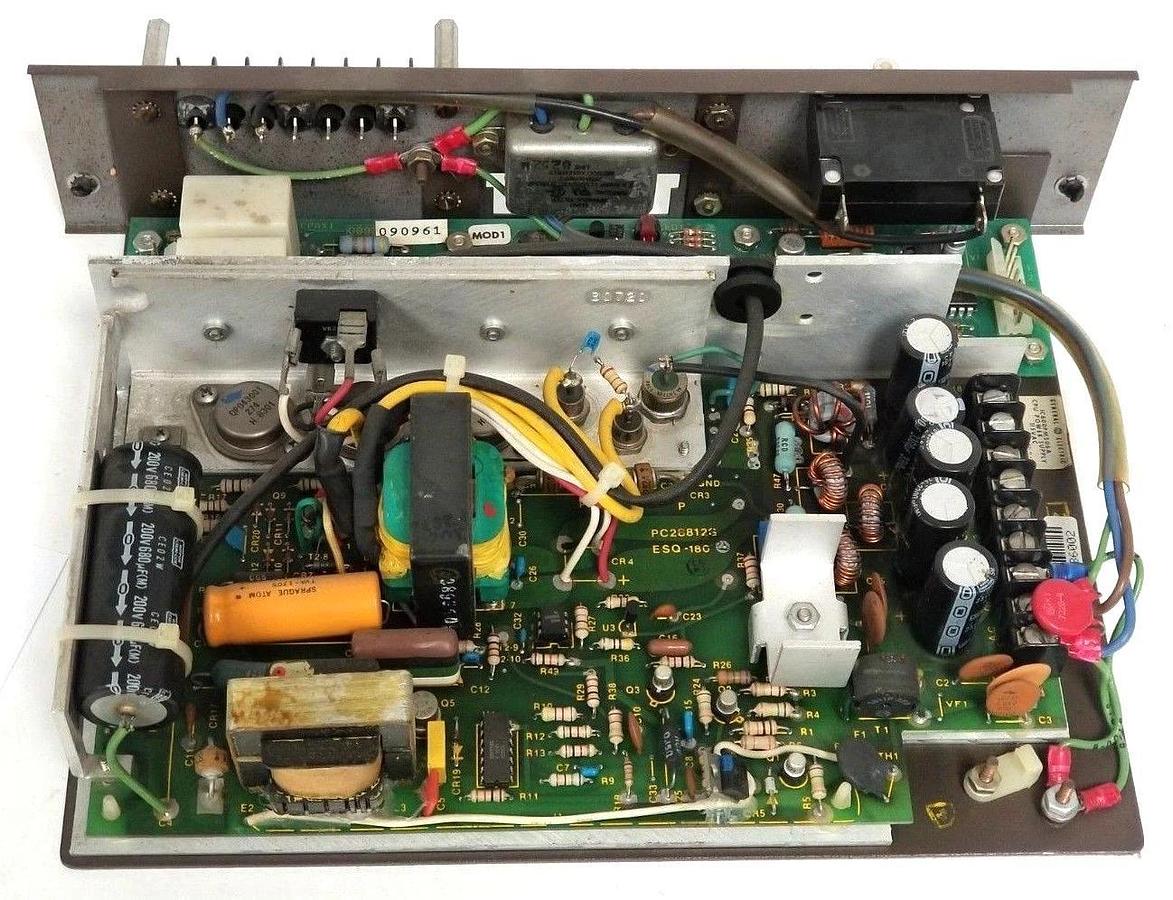 Used GENERAL ELECTRIC IC600PM506A CPU POWER SUPPLY 115VAC NO RED CAP IC600PM506