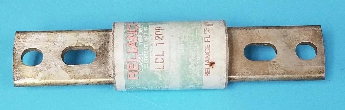 Used RELIANCE ELECTRIC LCL-1200 TIME DELAY FUSE 600V, 1200A, LCL1200