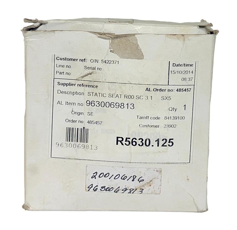 ALFA LAVAL 9630069813 / R5630.125 / 523341 STATIC SEAT R00 SC 3.1 SX5 LOBE NSMP