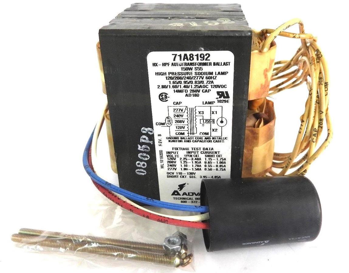 Used NIB ADVANCE 71A8172-001D CORE & COIL BALLAST KIT (FEATURES 71A8192 CORE & COIL)