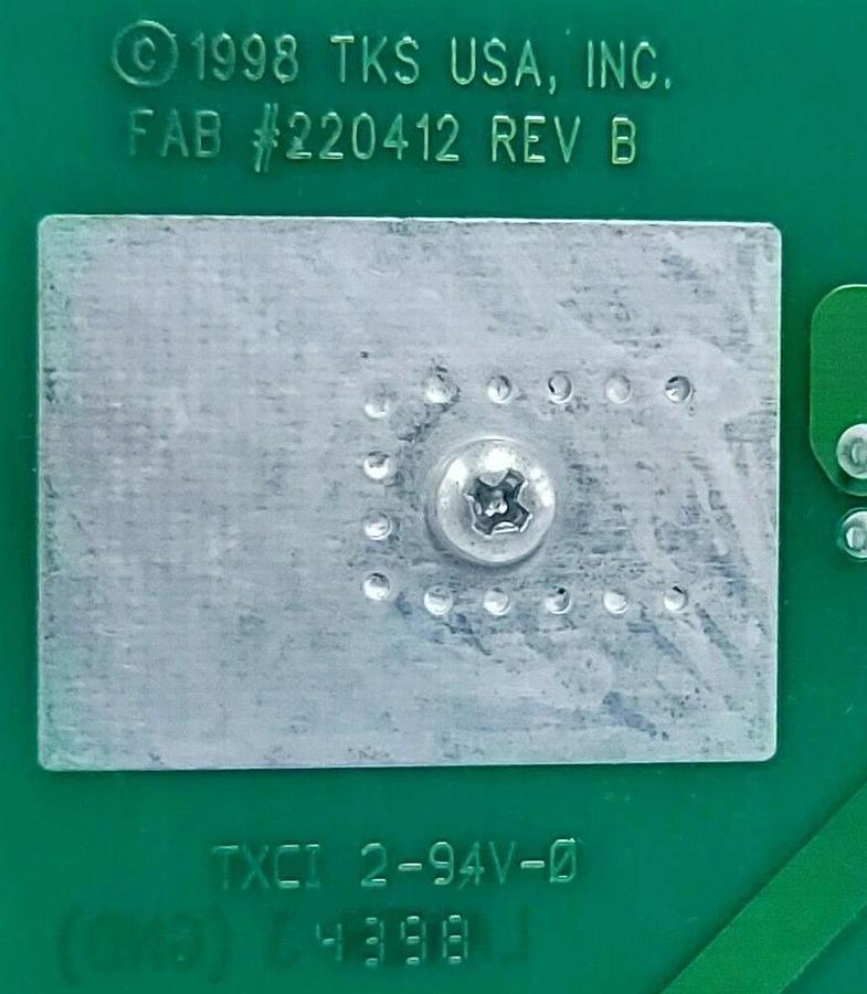 NEW TKS USA, INC. 220410 CIRCUIT BOARD FAB #: 220412 REV. B