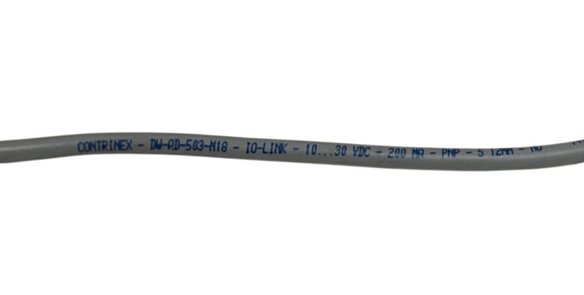 Used CONTRINEX DW-AD-503-M18 / DWAD503M18 IO-Link INDUCTIVE SENSOR 10-30VDC USNP