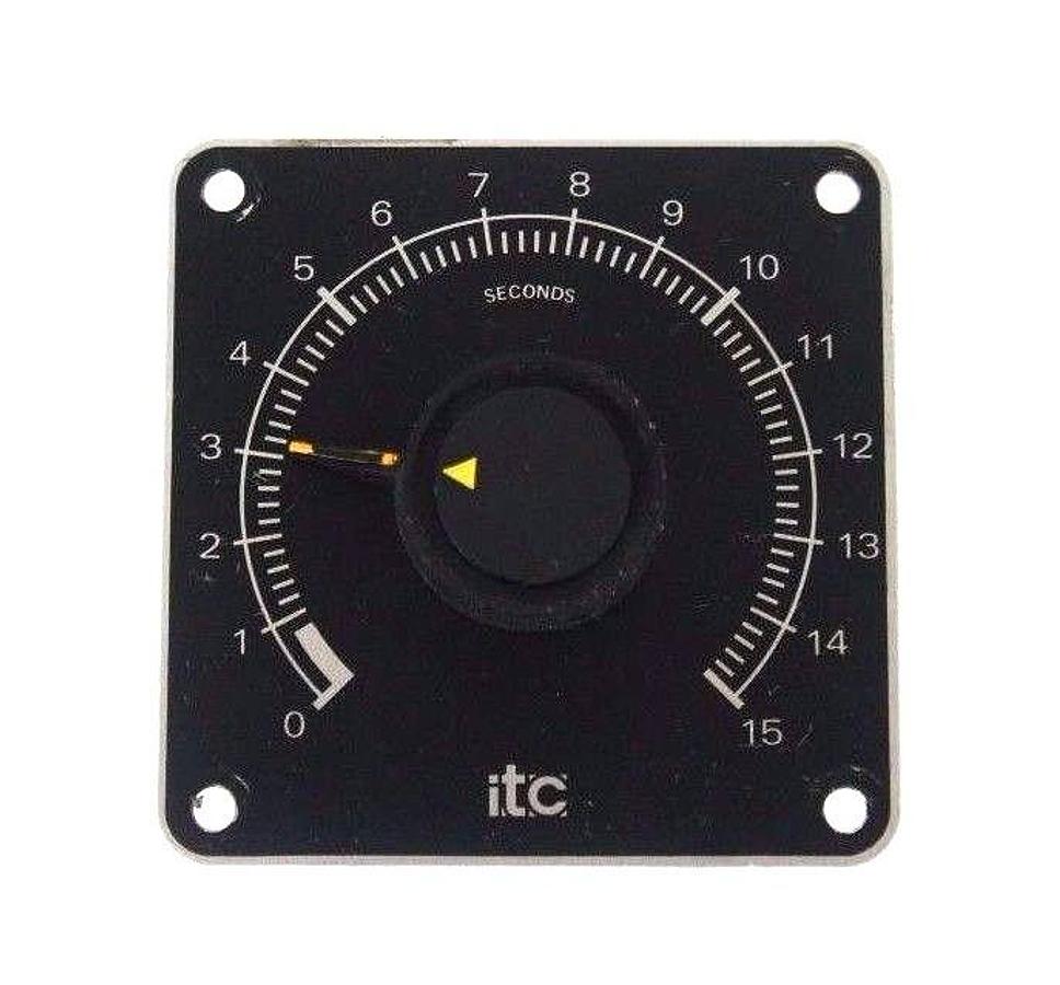 Used ITC DP11001 0-15 SECONDS TIMER W/ AUTOTROL 730-0057A