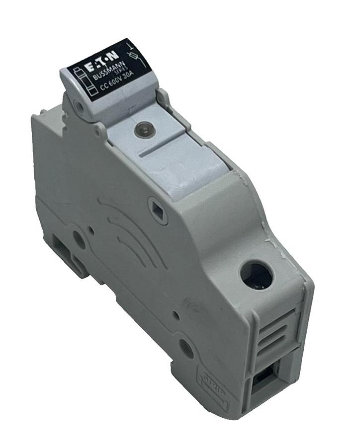 Used LOT OF 3 EATON CHCC1D Series Class CC Modular Fuse Holder – DIN‑Rail 30 A 600 V