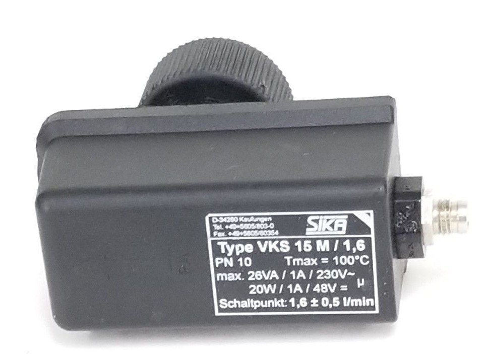 Used SIKA TYPE VKS 15 M/1,6 FLOW CONTROL SWITCH VKS15M/1.6