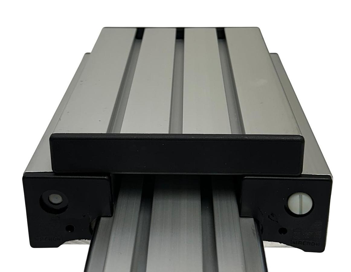 Used MACRON DYNAMICS 10187001 LINEAR SLIDE RAIL ACTUATOR 26'' DAMAGED PLASTIC NSNP
