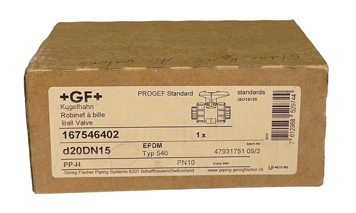 +GF+ GEORG FISCHER 167.546.402 / 167546402 MANUAL BALL VALVE 1/2'' TYPE 546 NSMP