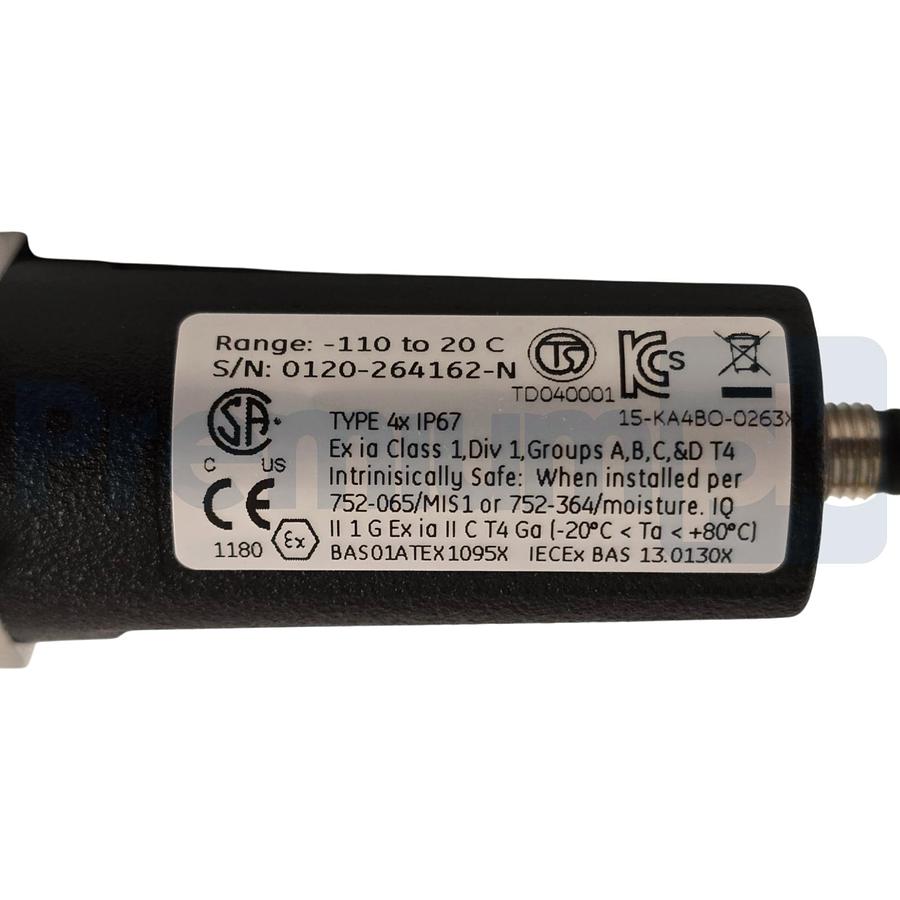 Used GE Sensing Panametrics MISP2 MOISTURE SENSOR MIS PROBE 2 MISP2-2W-T30-1000 NSNP