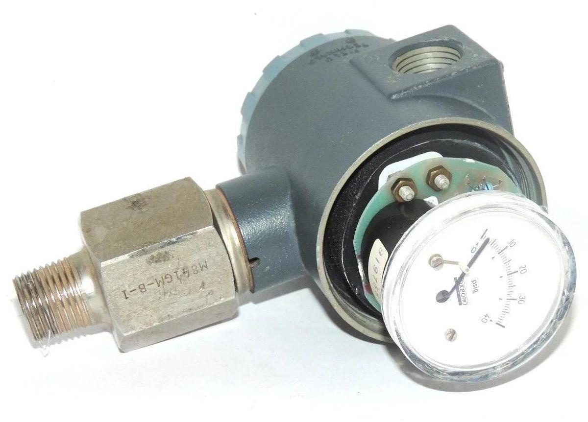 Used FOXBORO MODEL 841GM-BI-C TRANSMITTER REF. 88N60316-1A5 ORIGIN 2A8901, 12.5-36VDC