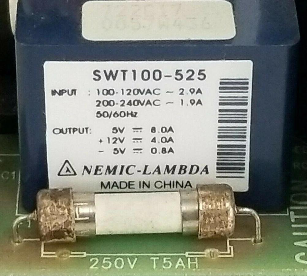 Used LAMBDA SWT100-525 POWER SUPPLY SWT100525