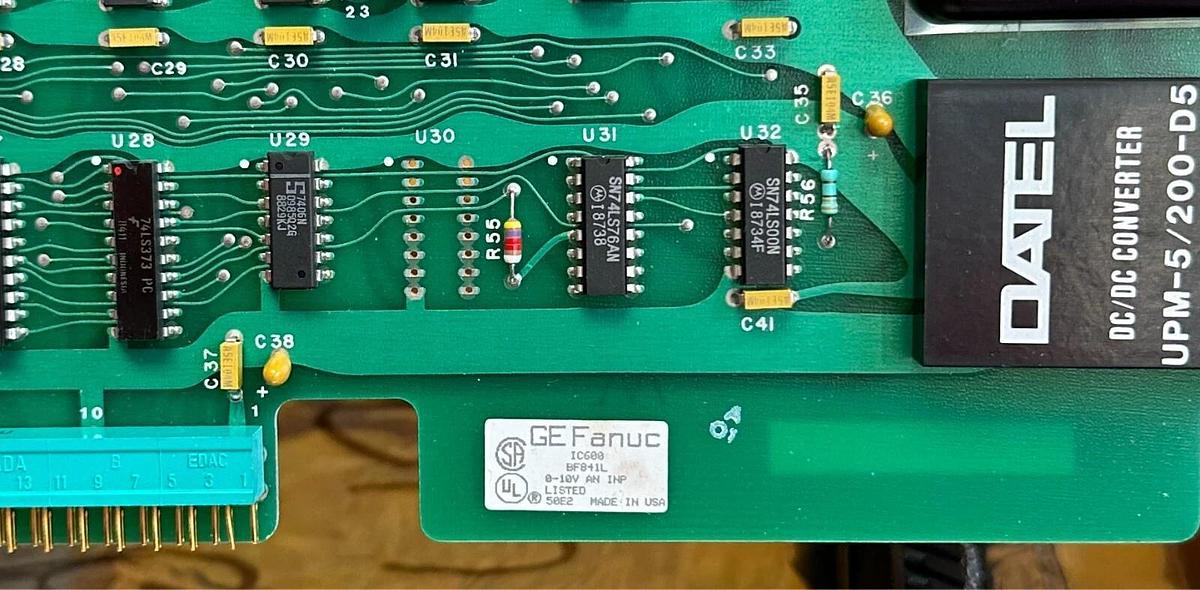 Refurbished GE FANUC IC600BF841L / IC600BF841 SERIES 6 4-PT ANALOG INPUT MODULE REPAIRED