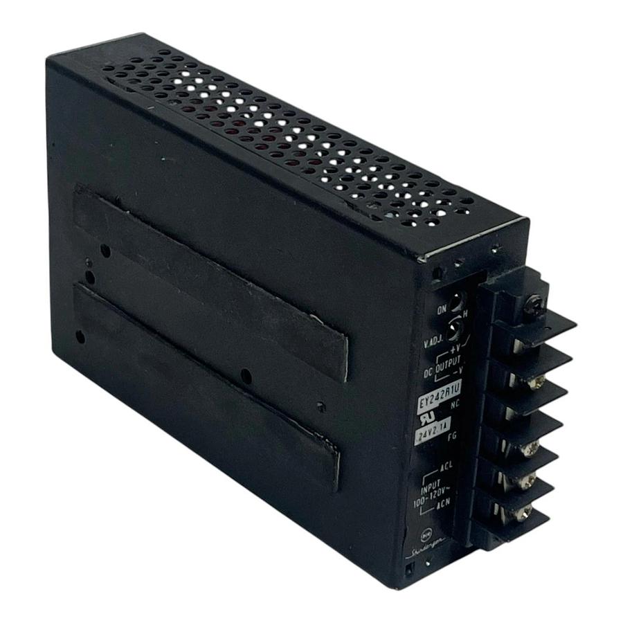 Used Shindengen EY242R1U Industrial DC Power Supply 24V 2.1A 100-120VAC Japan