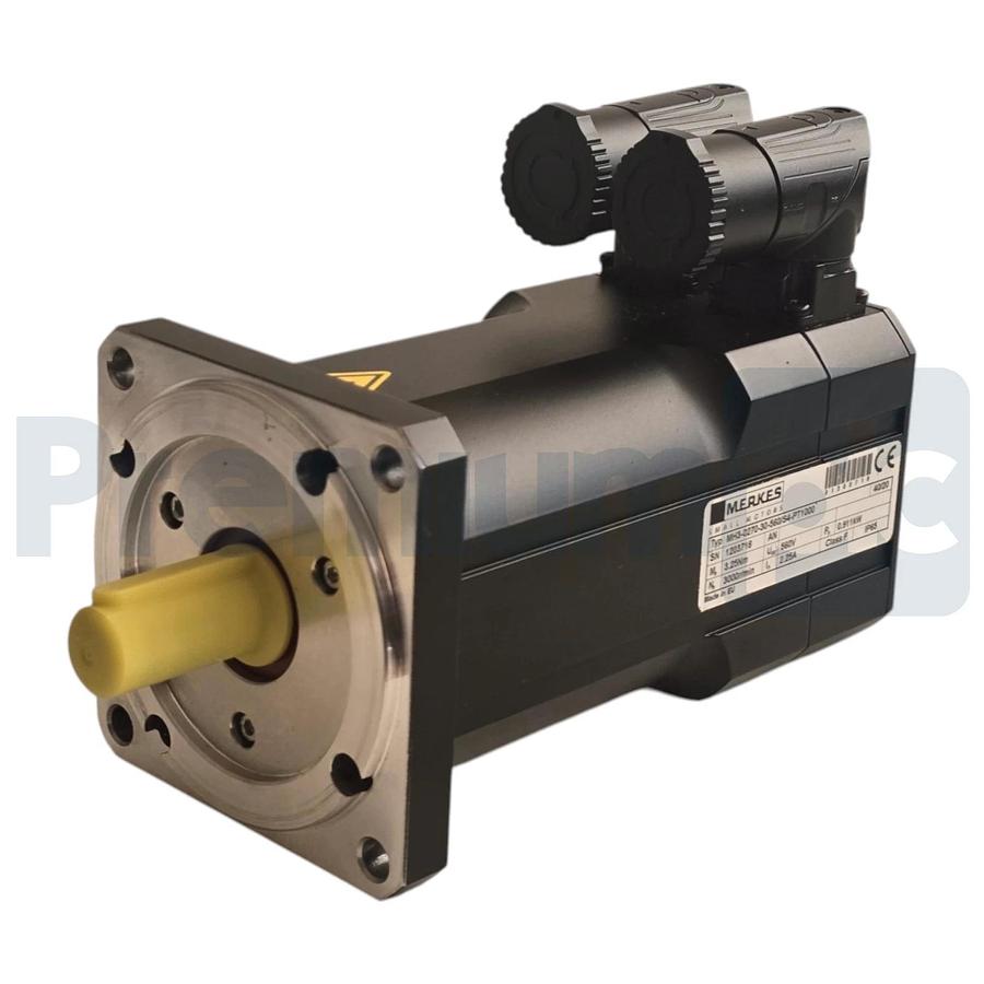 Merkes MH3-0270-30-560/S4-PT1000 AC Servo Motor 560VDC 3000RPM 0.911kW NSNP