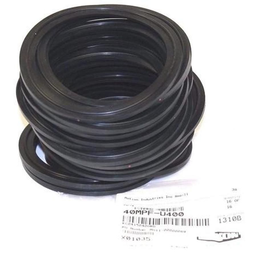 Used LOT OF 27 NEW DIXON 40MPF-U400 4" BUNA-N FLANGED GASKETS 40MPFU400