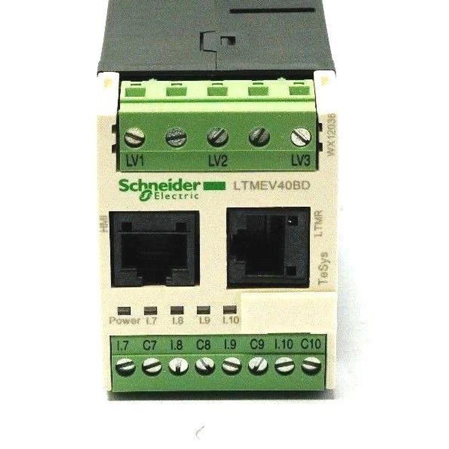 Used NIB SCHNEIDER LTMEV40BD EXPANSION MODULE TESYS T- 940492 24VDC LTM-EV40BD