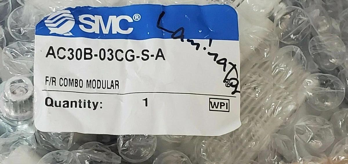 Used NEW SMC AC30B-03CG-5-A F/R COMBO MODULAR AC30B03CGA
