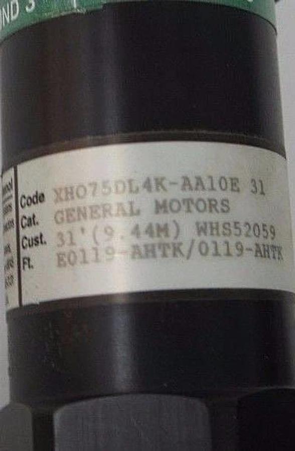 Refurbished AMPHENOL XH075DL4K-AA10E31 CABLE E0119-AHTK 31' (9.44M) WHS52059 0119-AHTK