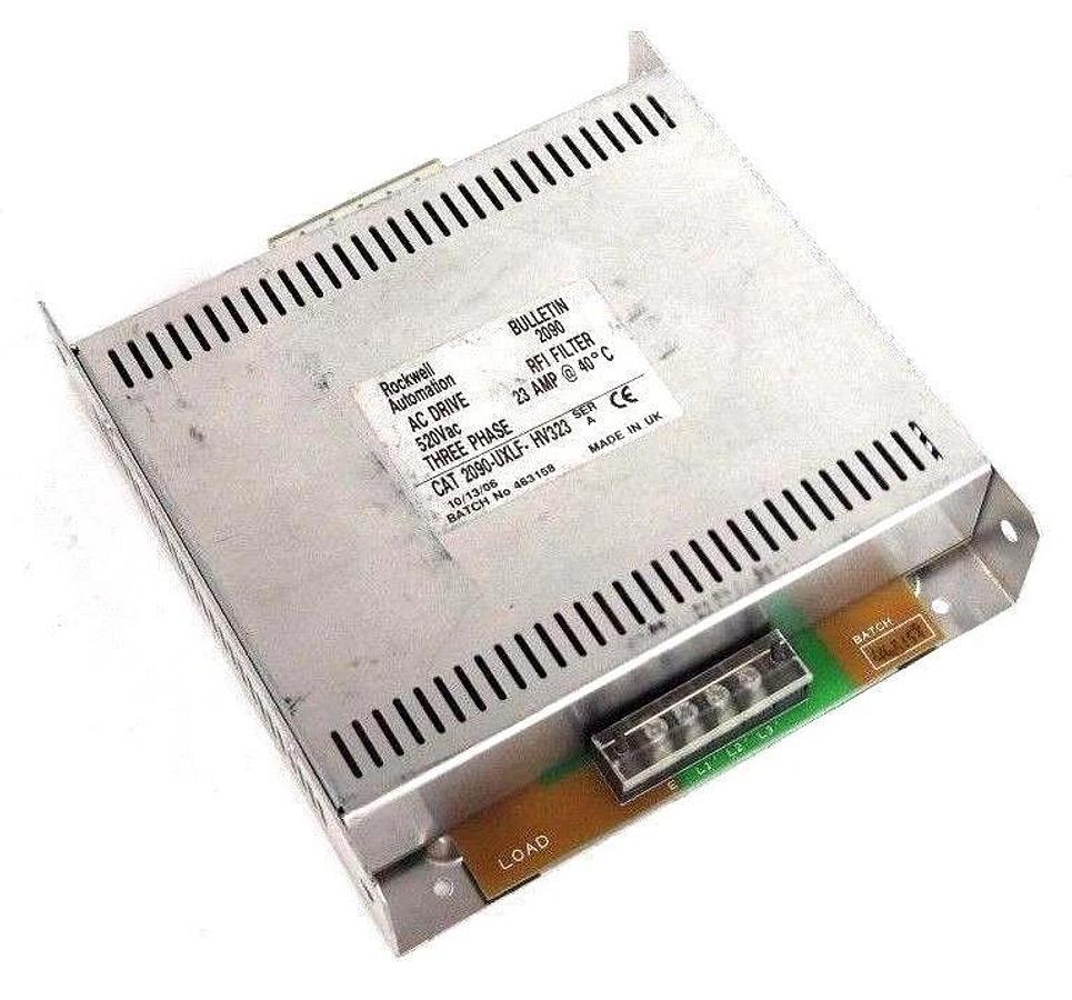 Used ALLEN BRADLEY 2090-UXLF-HV323 AC DRIVE 520VAC, 23AMP, 2090UXLFHV323 SER. A