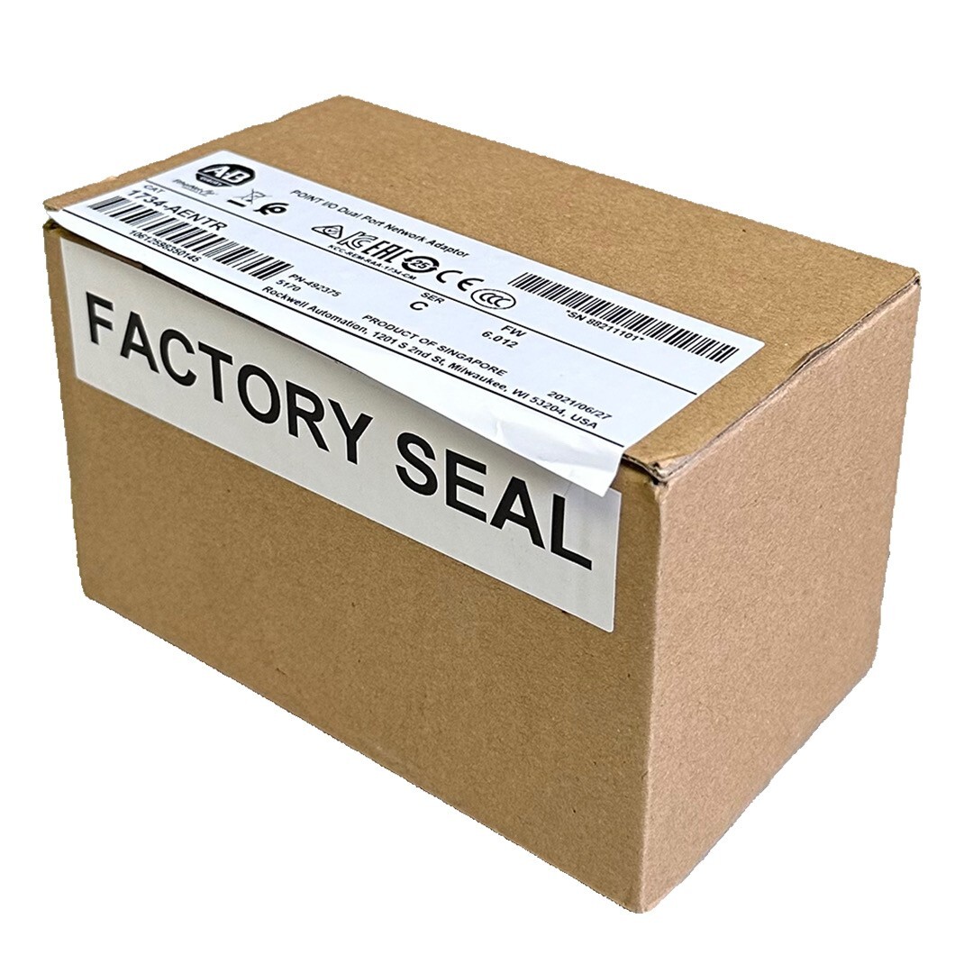 Used NEW ALLEN BRADLEY 1734-AENTR /C POINT I/O DUAL PORT NETWORK ADAPTER 1734AENTR