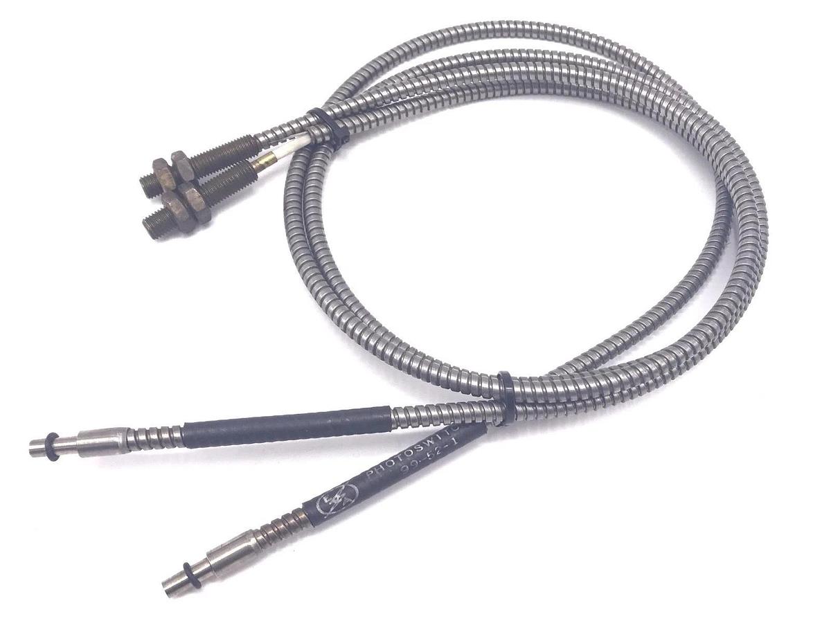Used LOT OF 2 ALLEN-BRADLEY 99-52-1 GLASS FIBER OPTIC CABLE